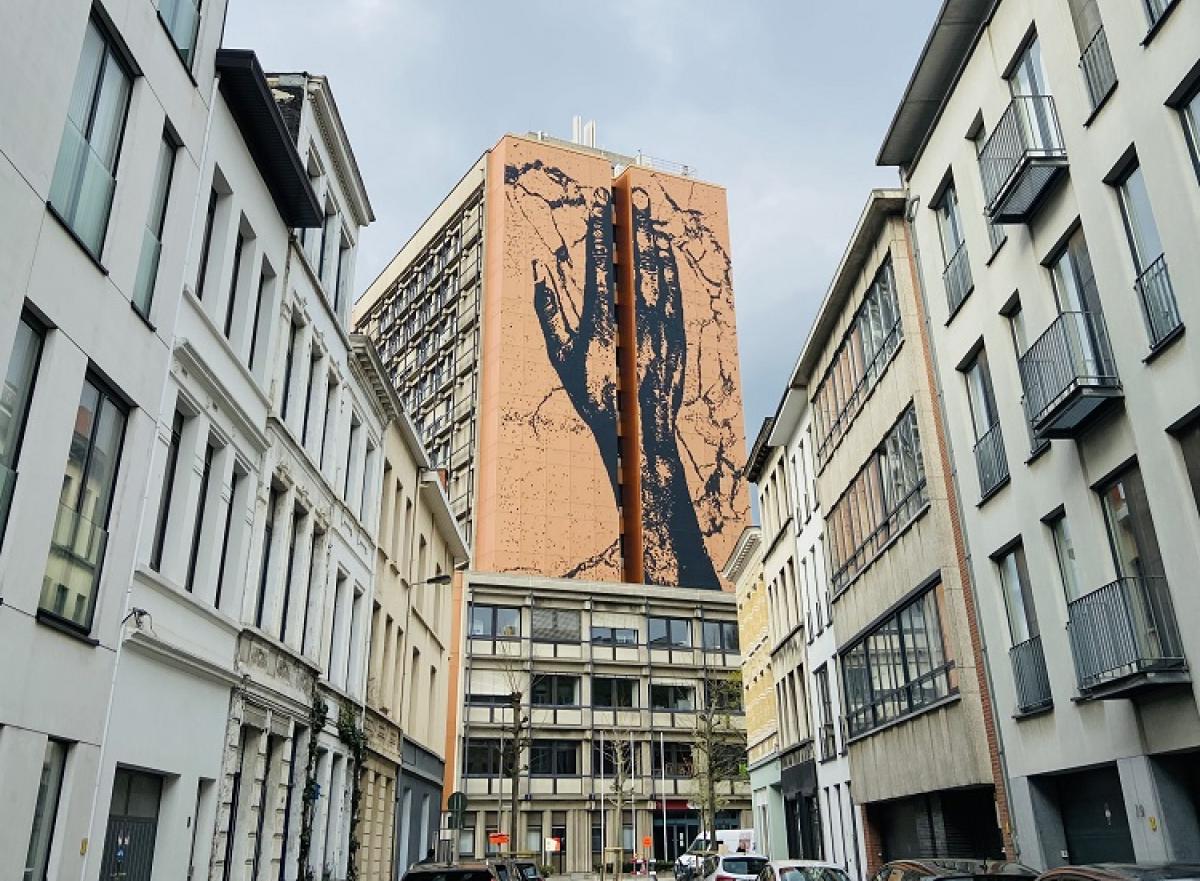 Street art in the streets of Antwerp