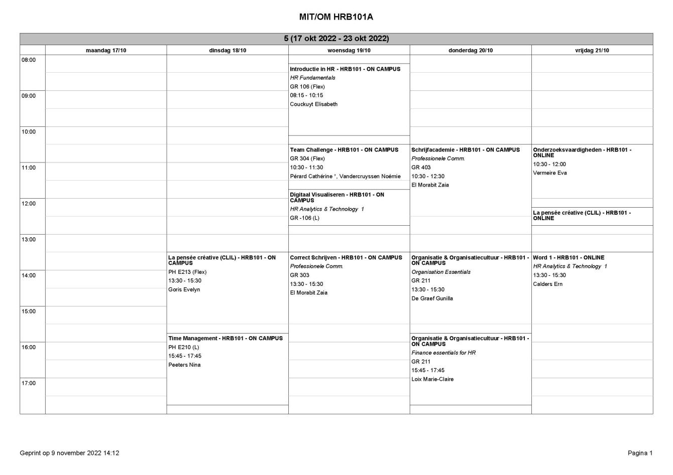 Lessenrooster HRB