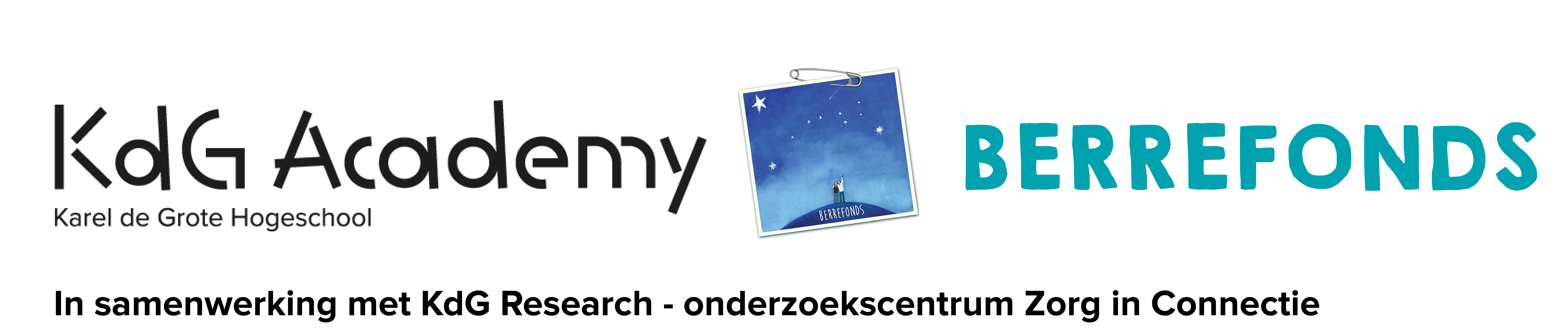 KdG Academy en Berrefonds logo + samenwerking OC Zorg in Connectie