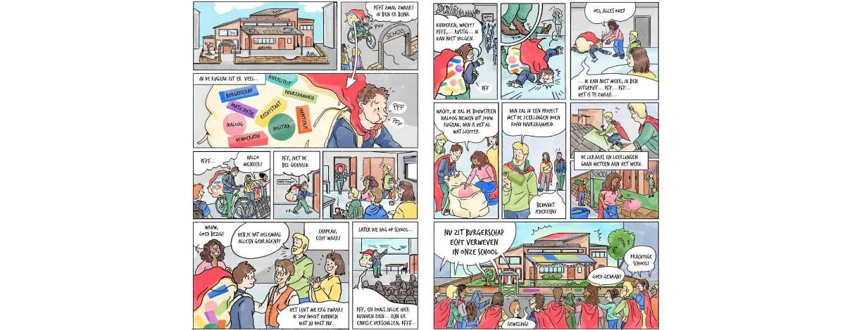 Burgerschapsheld beeldverhaal