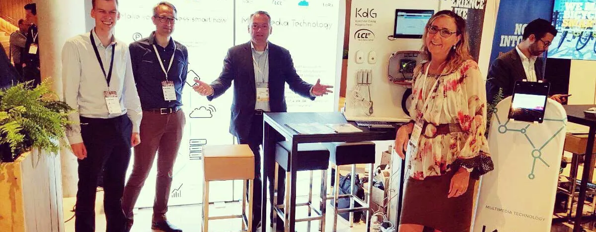 KdG-medewerkers op de Internet of Things-convention in Antwerpen