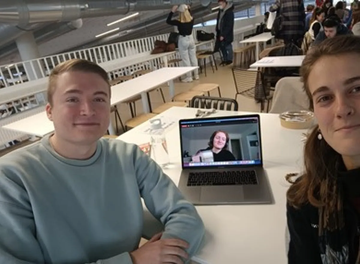 Small hybrid meeting with our project team