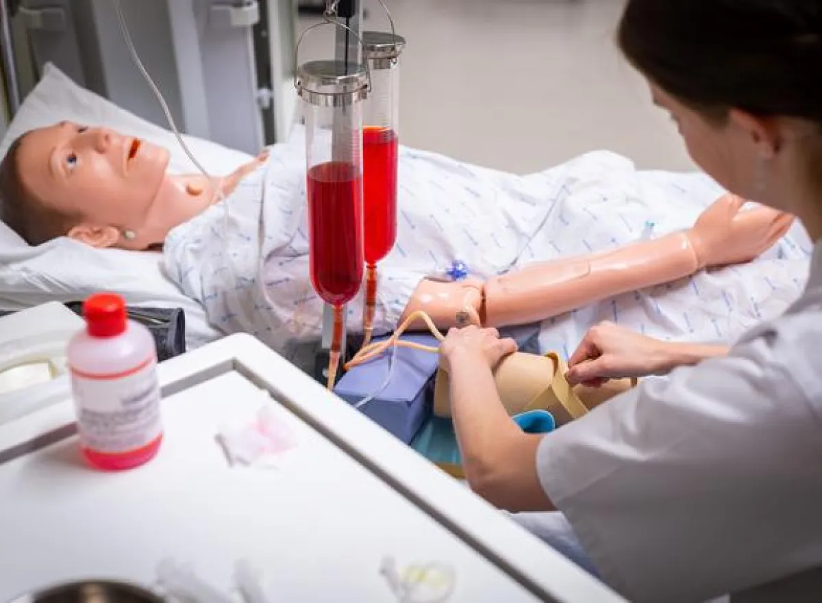 Step into the world of nursing with virtual reality simulations for an immersive experience.