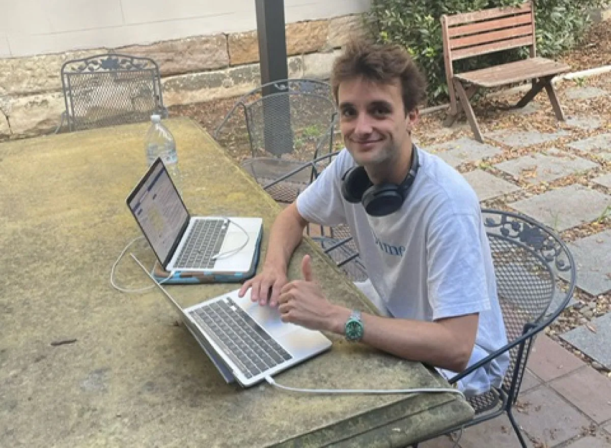 Marketingstudent Staf studeerde in Australië via Erasmus.