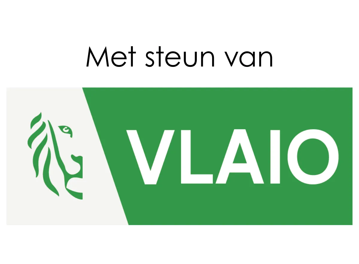Met steun van VLAIO
