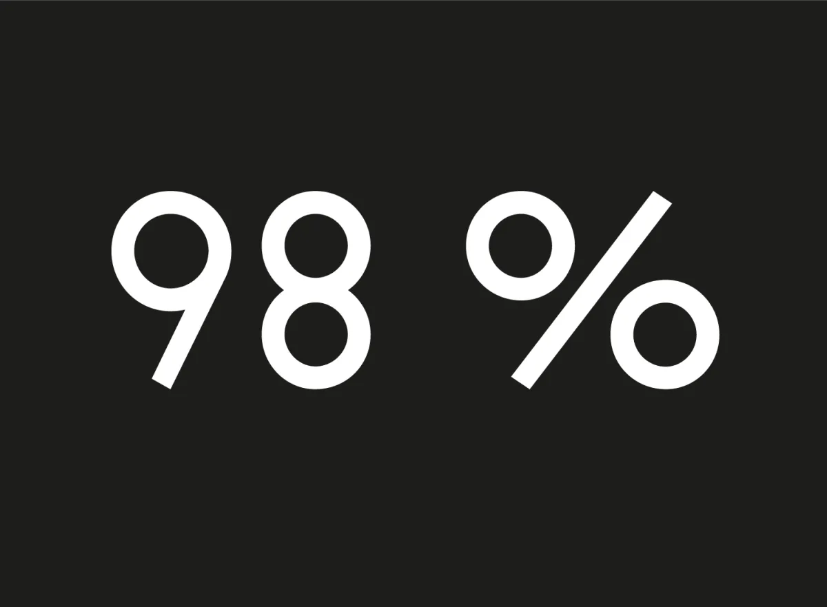98 %