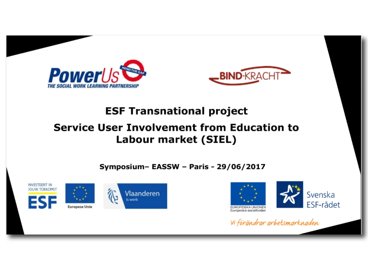 Presentatie op internationale conferenties