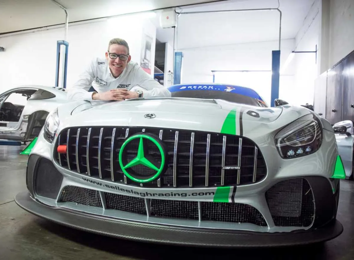 Sander Van der Perre - Race engineer Selleslagh Racing Team - oud student autotechnologie Karel de Grote Hogeschool