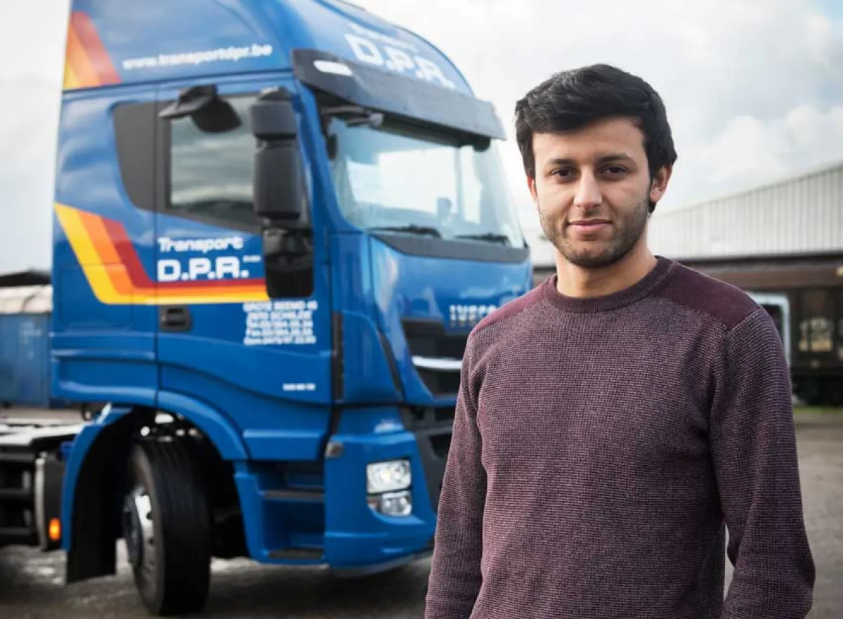 Tarik Doudouh – Service Manager CAMMAERT TRUCKS - oud student autotechnologie Karel de Grote Hogeschool